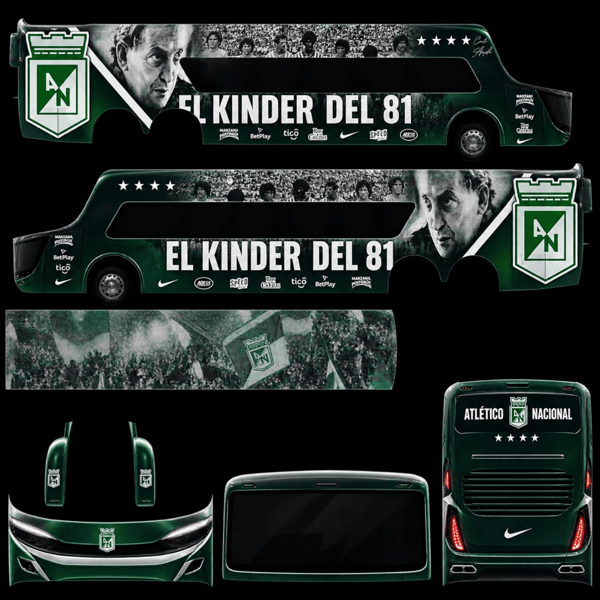 Atlético nacional del 81 oyun içi görünüm