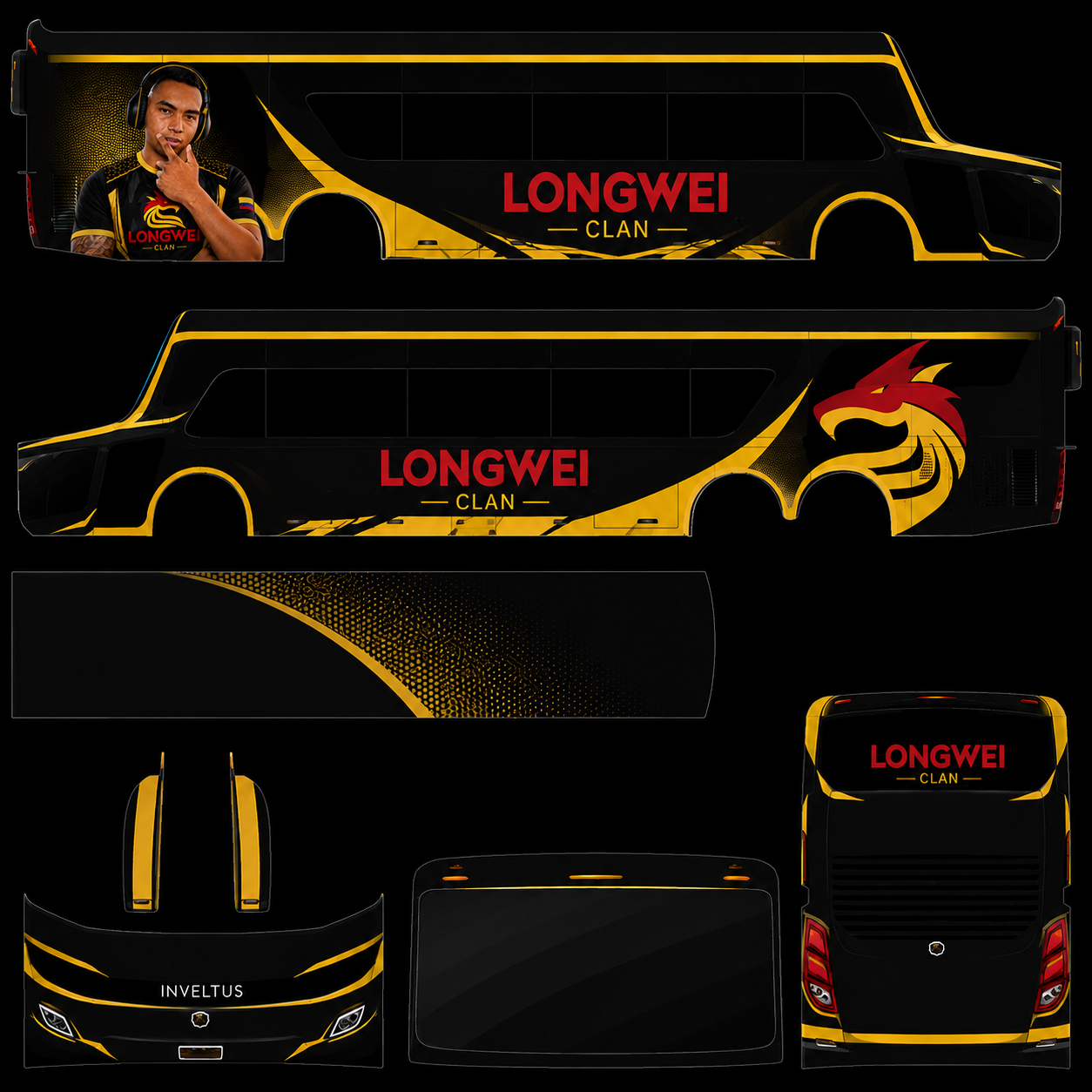 Longwei clan con dueño oyun içi görünüm