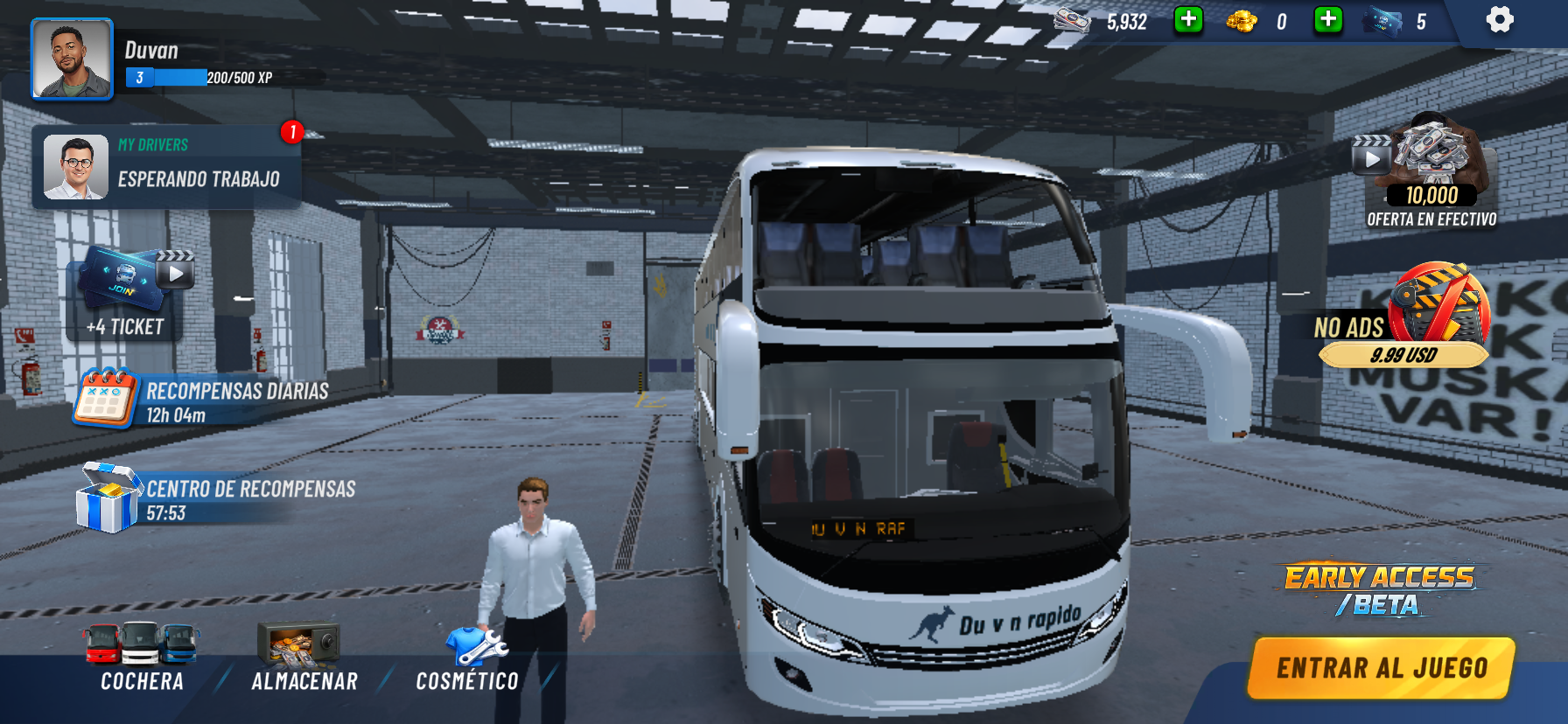 Skin de autobús Expreso Brasilia S.A oyun içi görünüm