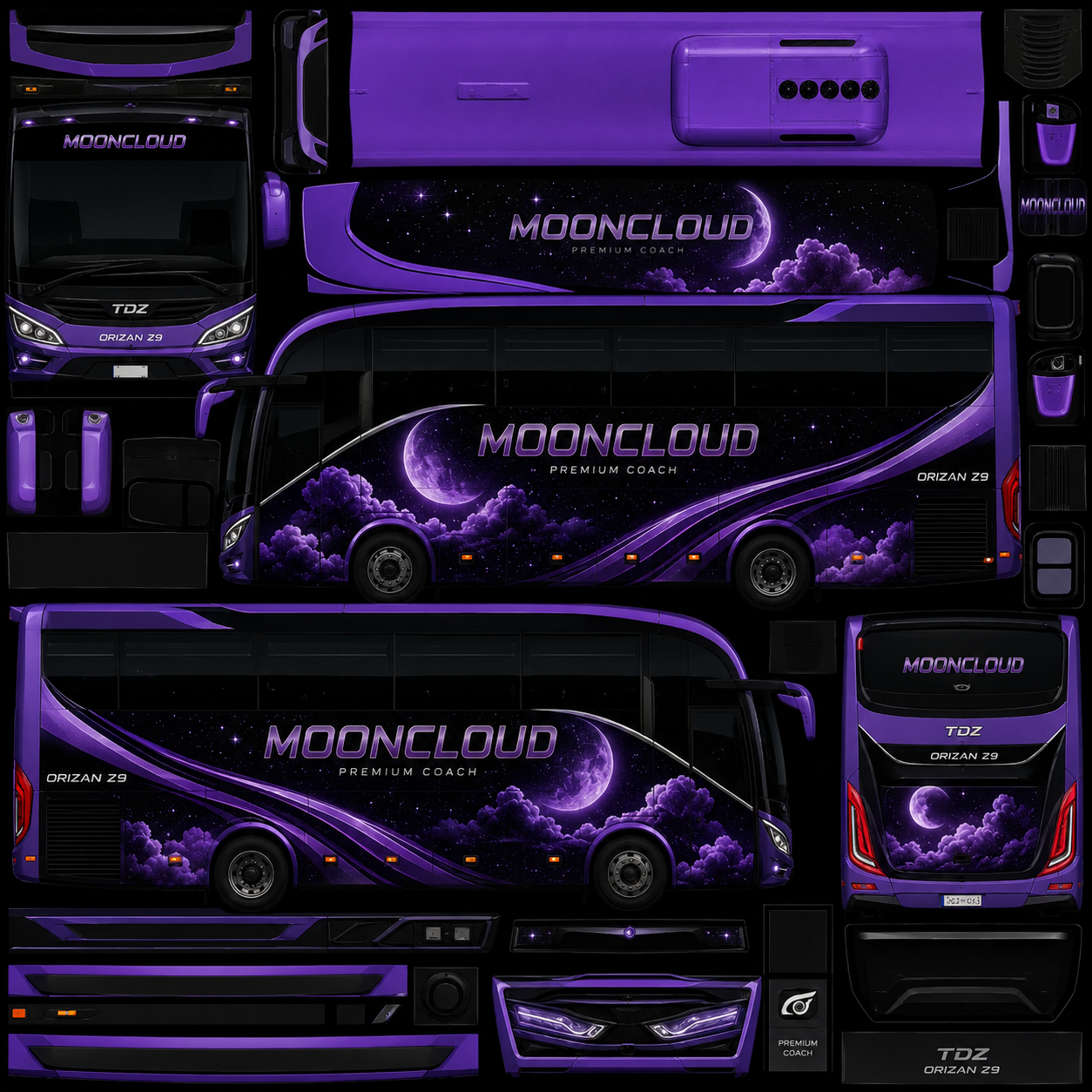 PURPLE MOONCLOUD oyun içi görünüm