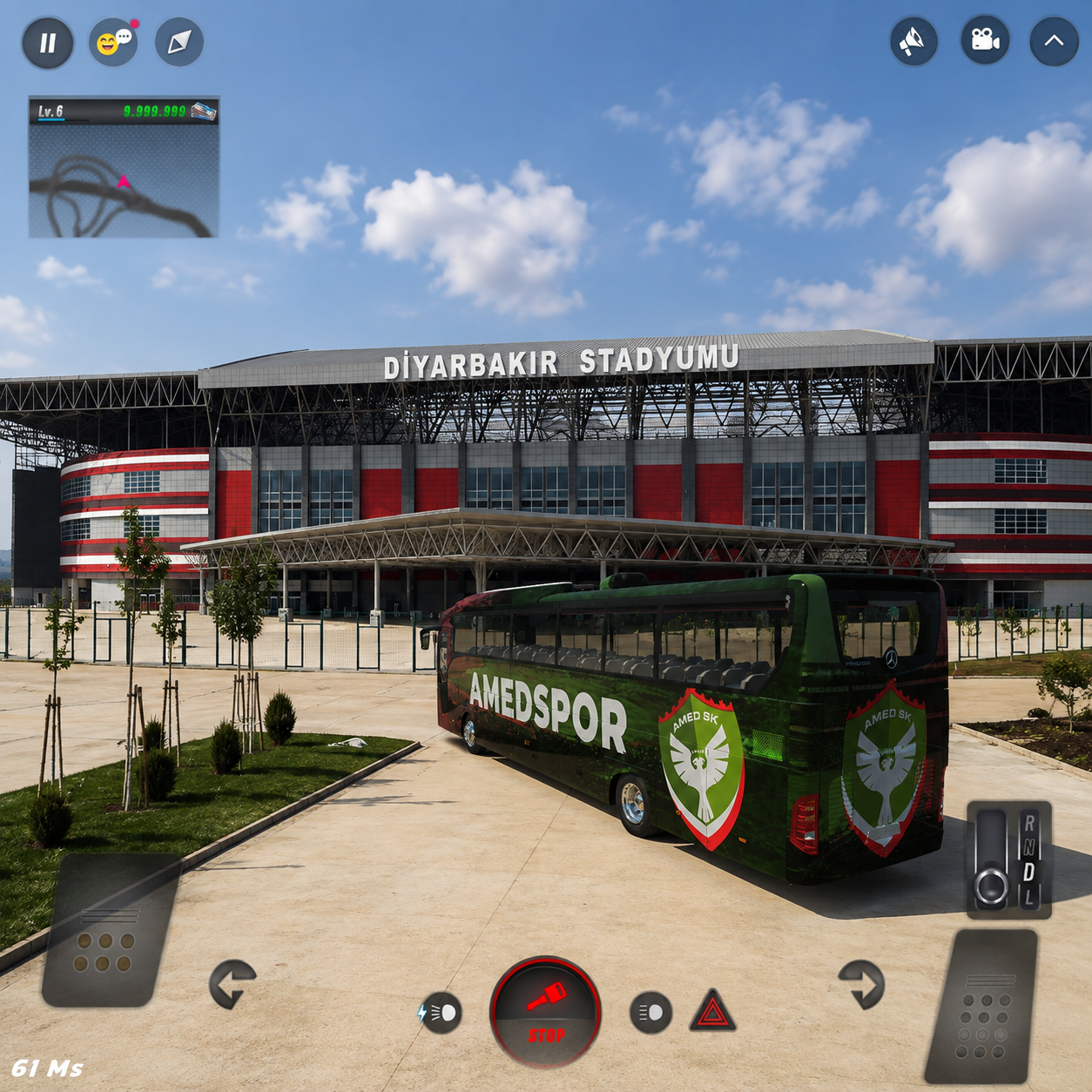 AMEDSPOR oyun içi görünüm