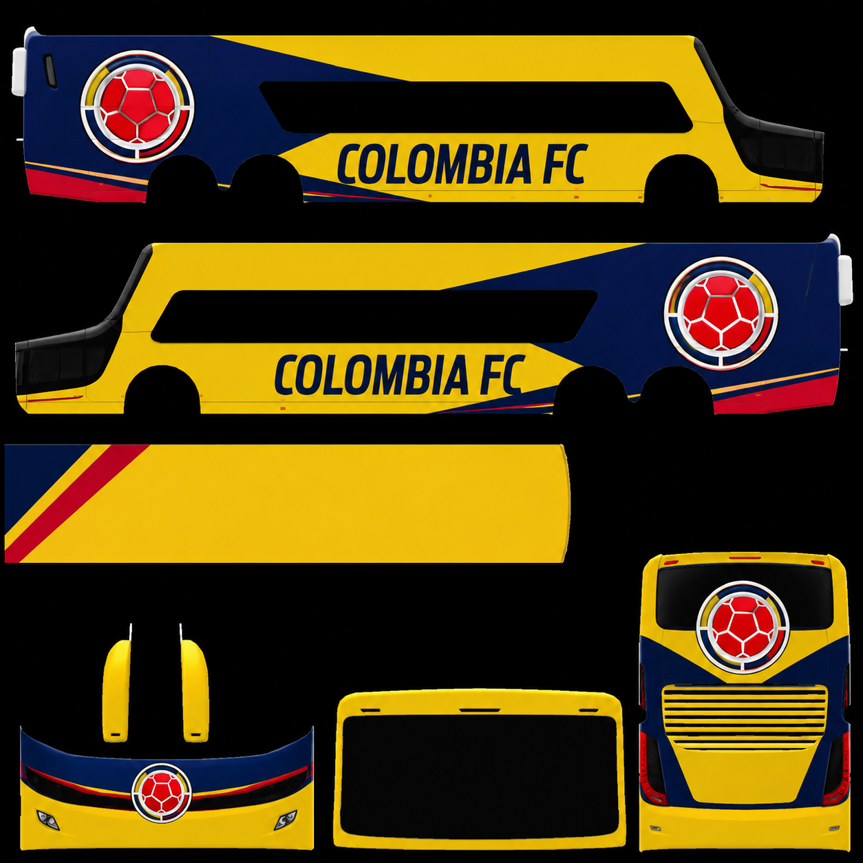 Colombia FC 215 oyun içi görünüm