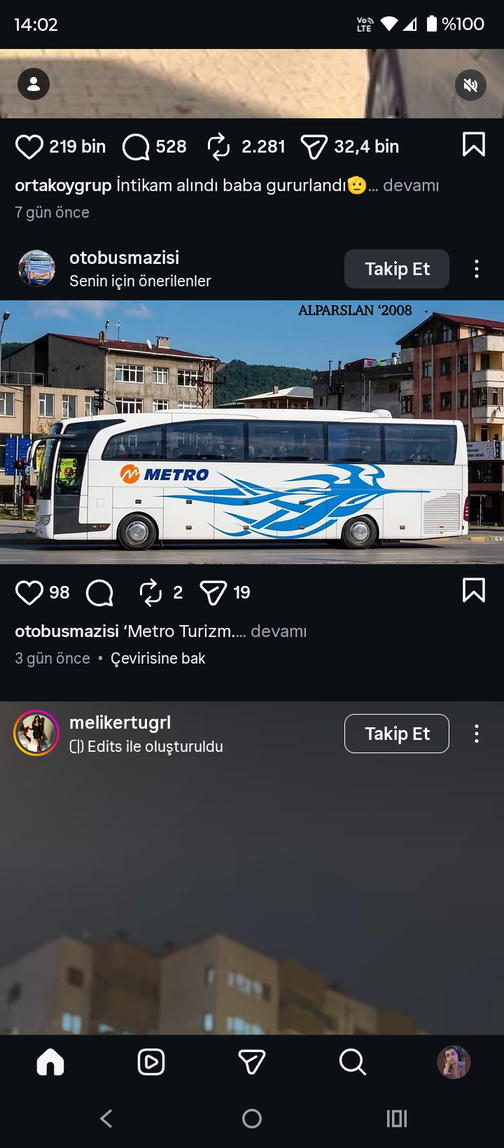şeritli Metro turizm oyun içi görünüm