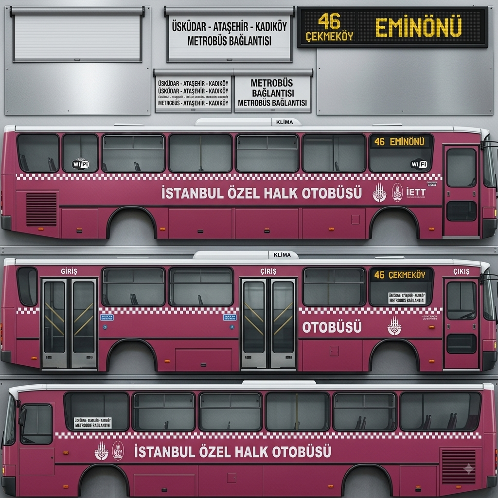 İSTANBUL HALK OTOBÜSÜ oyun içi görünüm