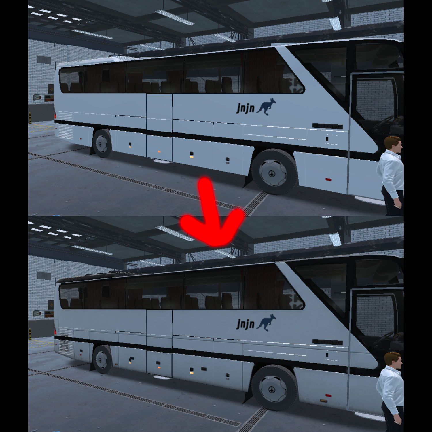Realistic texture oyun içi görünüm