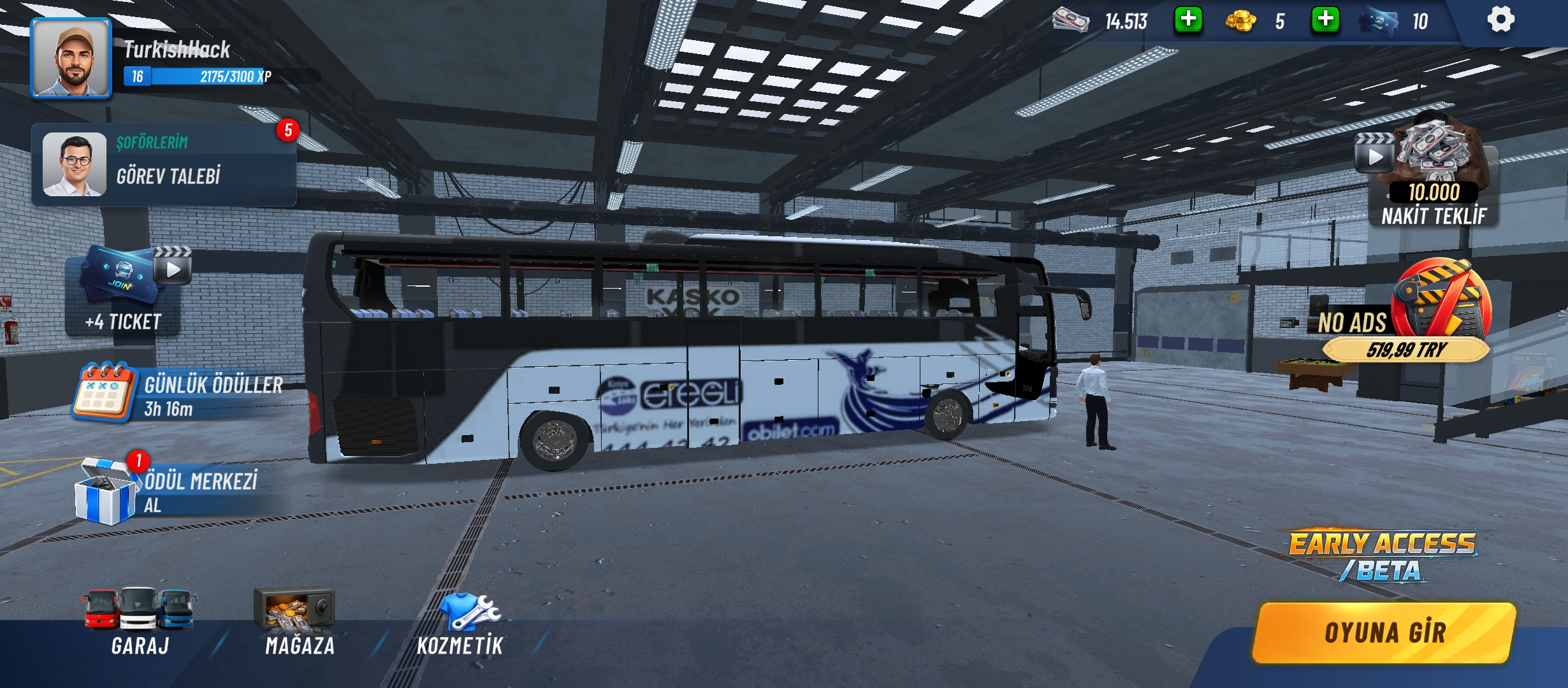 Ereğli Turizm Skin Kaplama oyun içi görünüm